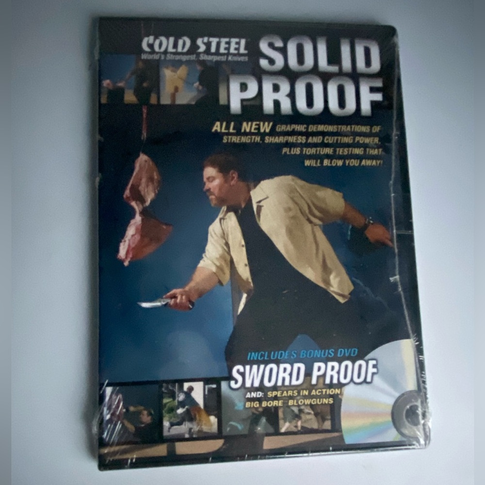 Cold Steel Solid Proof DVD Sealed
